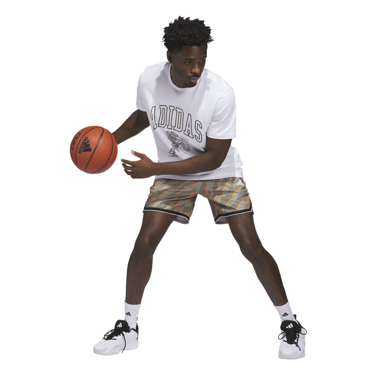 adidas Collegiate Arch Graphic T-Shirt Image 5 of 6. Tap to open photo gallery.