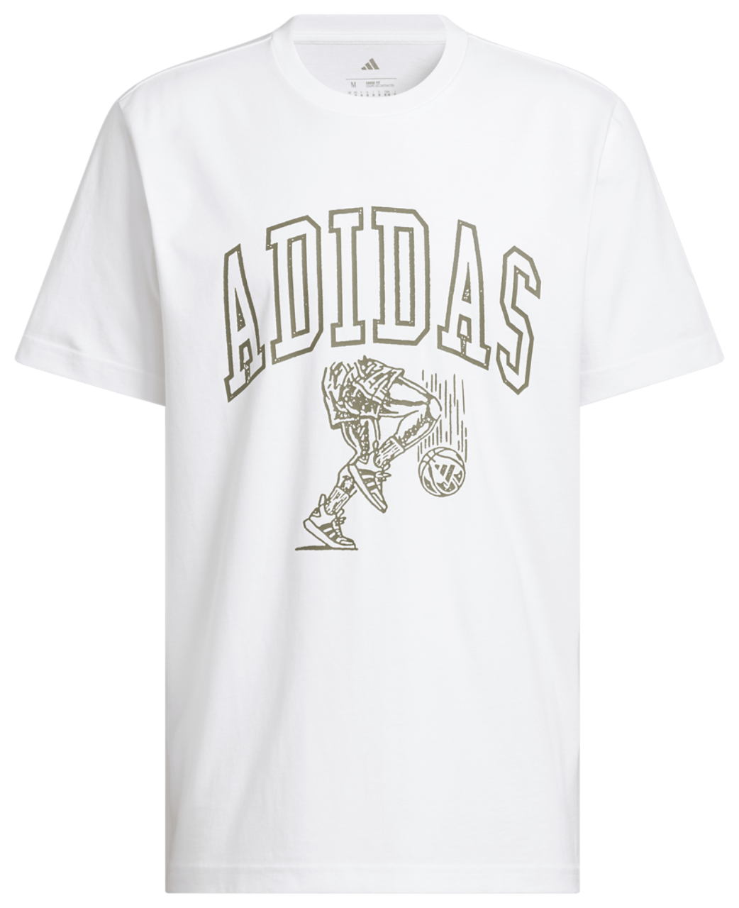 adidas Collegiate Arch Graphic T-Shirt Image 6 of 6. Tap to open photo gallery.