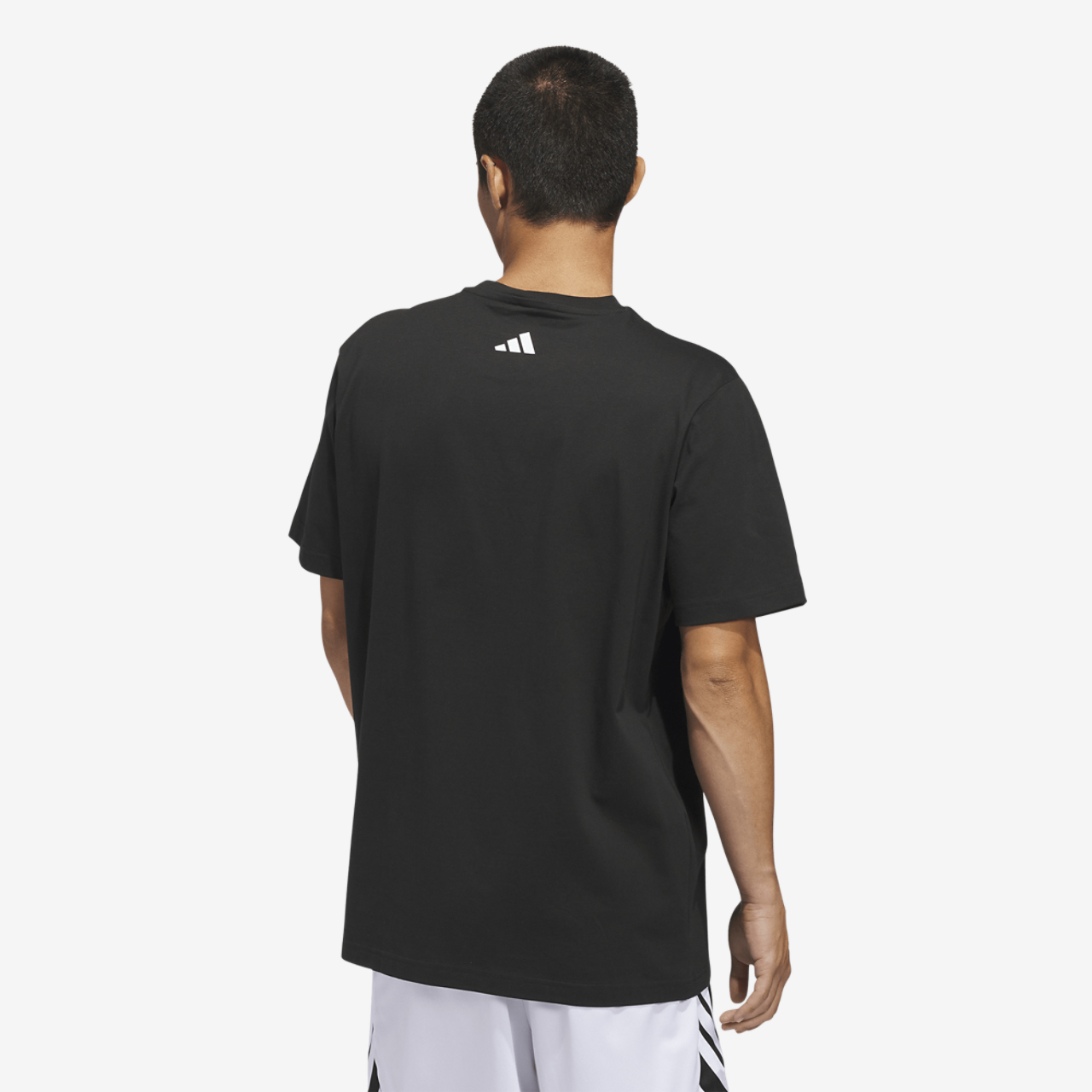 adidas Hoop Sanctuary Graphic T-Shirt Image 2 of 6. Tap to open photo gallery.