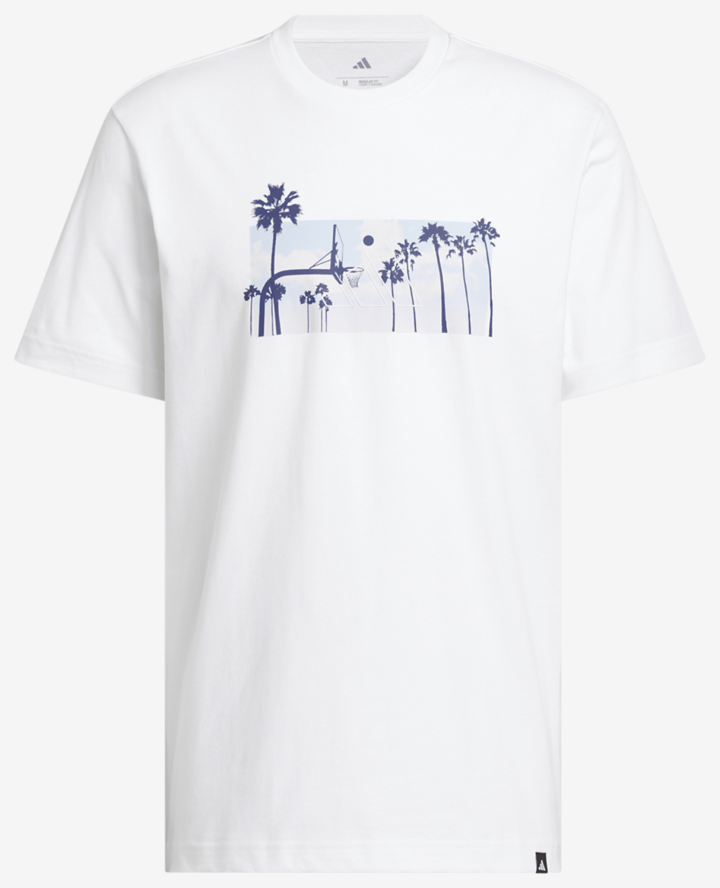 adidas Summer Sunset Graphic T-Shirt Image 6 of 6. Tap to open photo gallery.