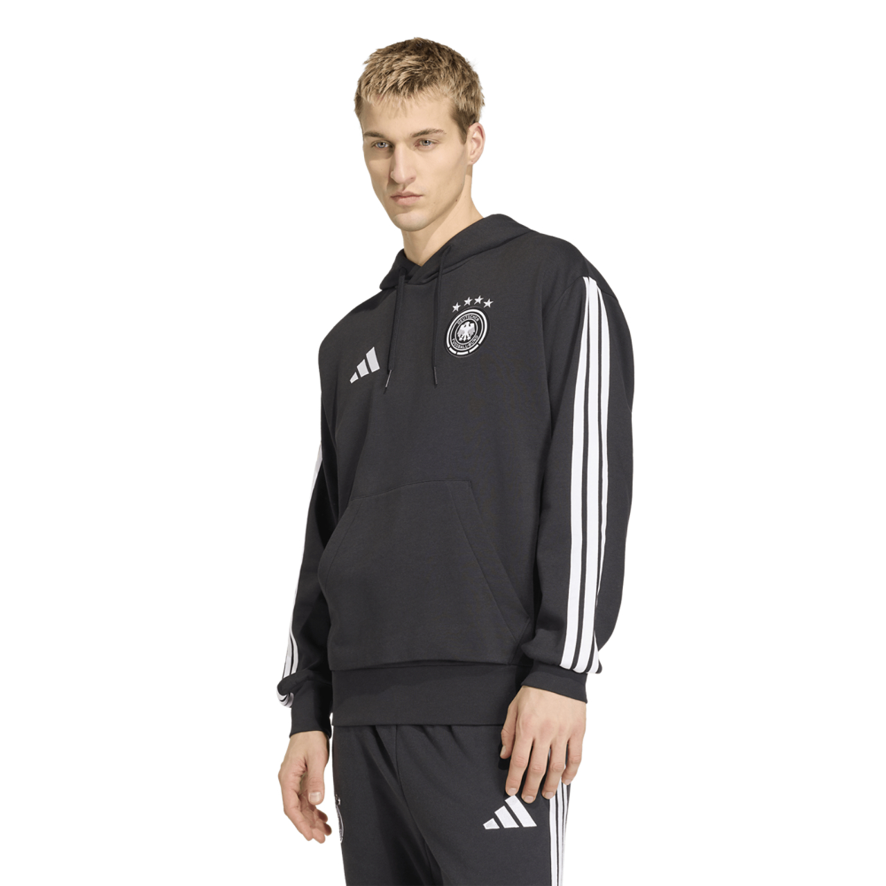 adidas Germany Dna Fleece Hoodie Image 1 of 6. Tap to open photo gallery.