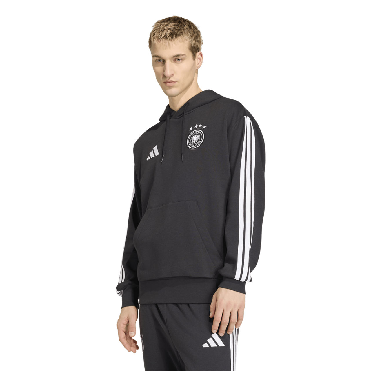 adidas Germany Dna Fleece Hoodie Image 1 of 6. Tap to open photo gallery.