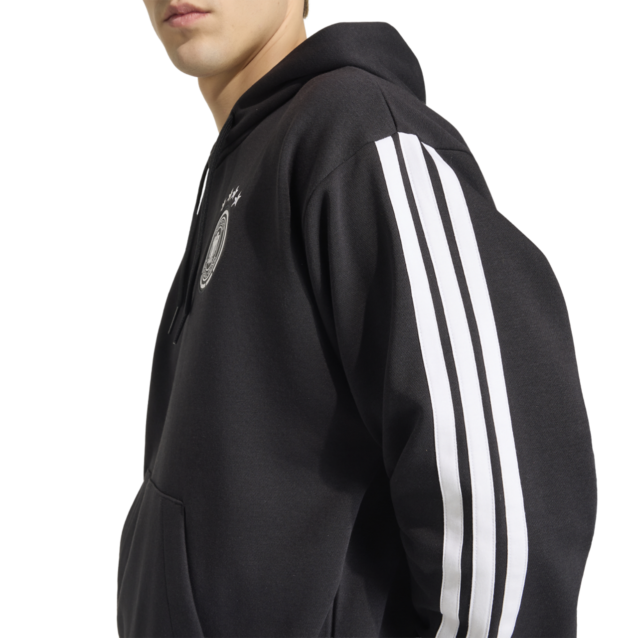 adidas Germany Dna Fleece Hoodie Image 4 of 6. Tap to open photo gallery.