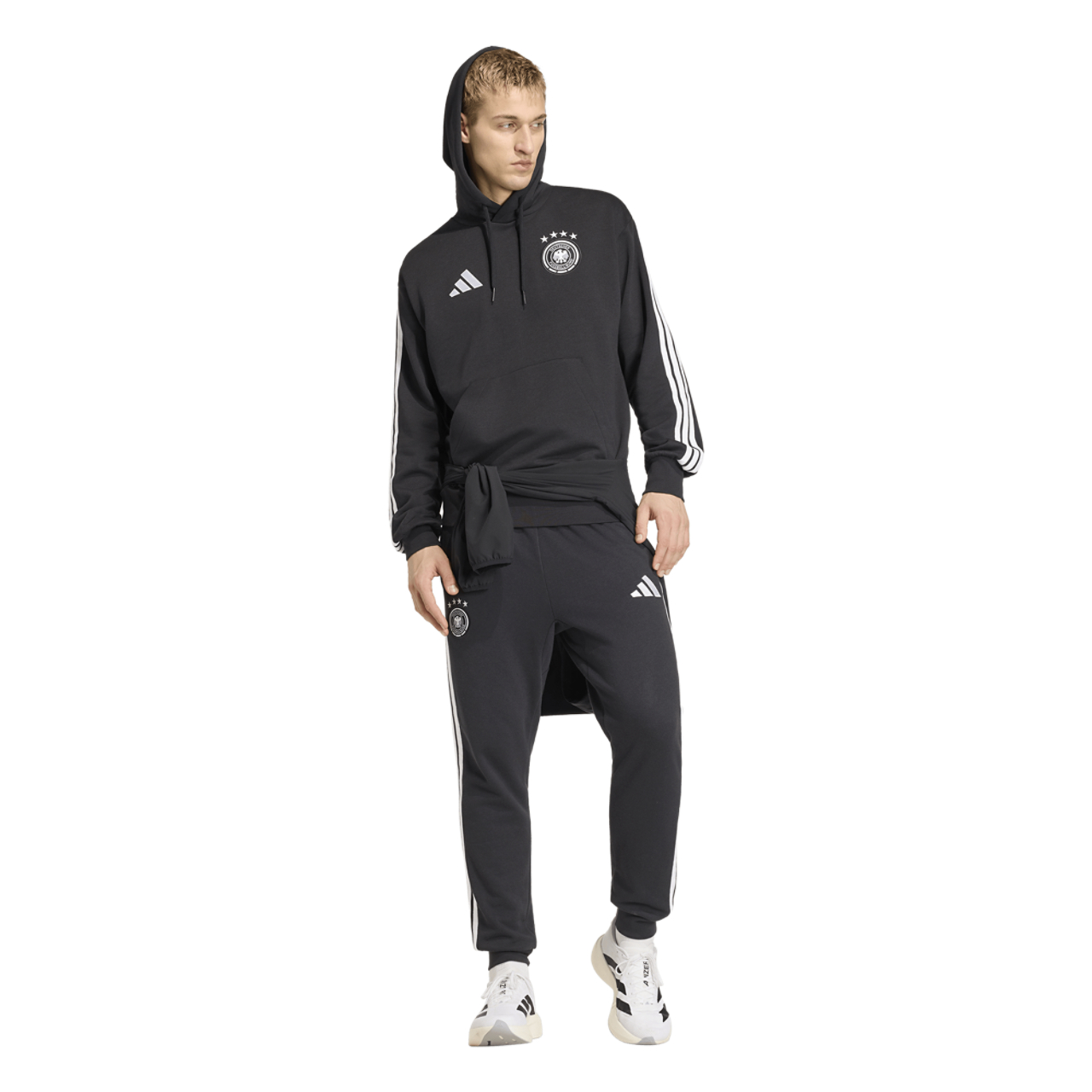 adidas Germany Dna Fleece Hoodie Image 5 of 6. Tap to open photo gallery.