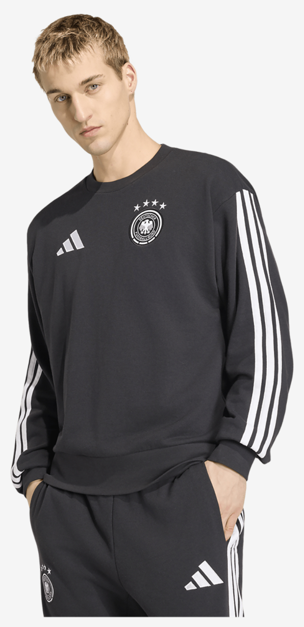 adidas Germany Dna Crew Sweat Image 1 of 6. Tap to open photo gallery.