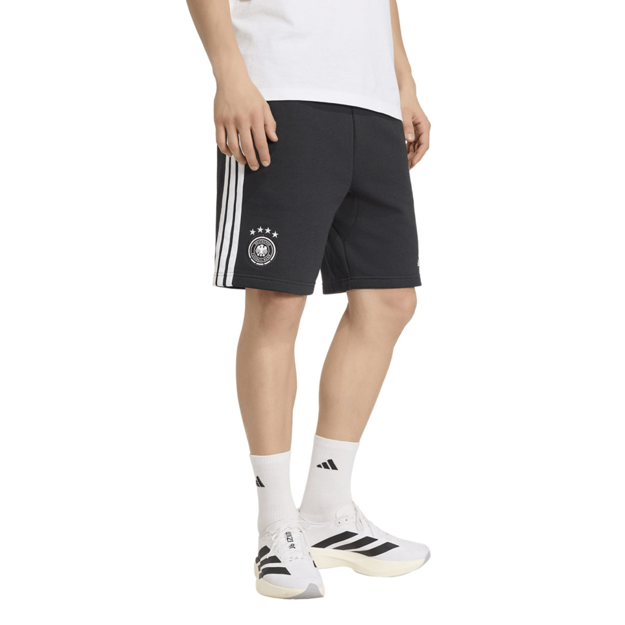 adidas Germany Alphaskin Fleece Shorts Image 1 of 6. Tap to open photo gallery.