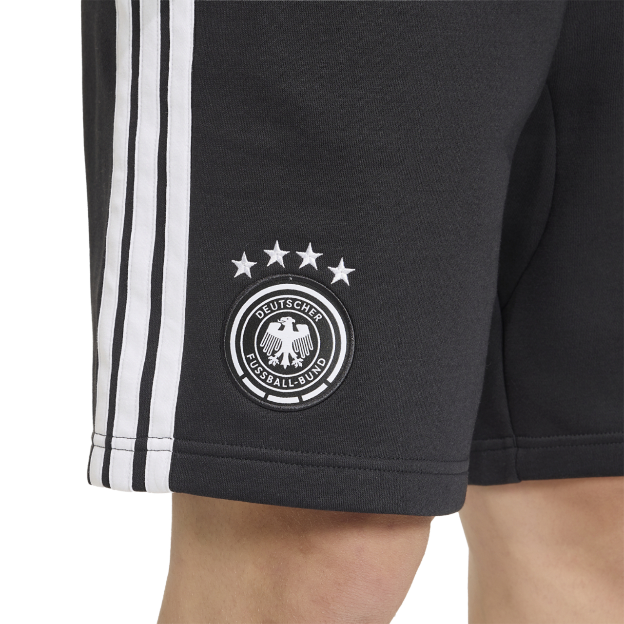 adidas Germany Alphaskin Fleece Shorts Image 4 of 6. Tap to open photo gallery.