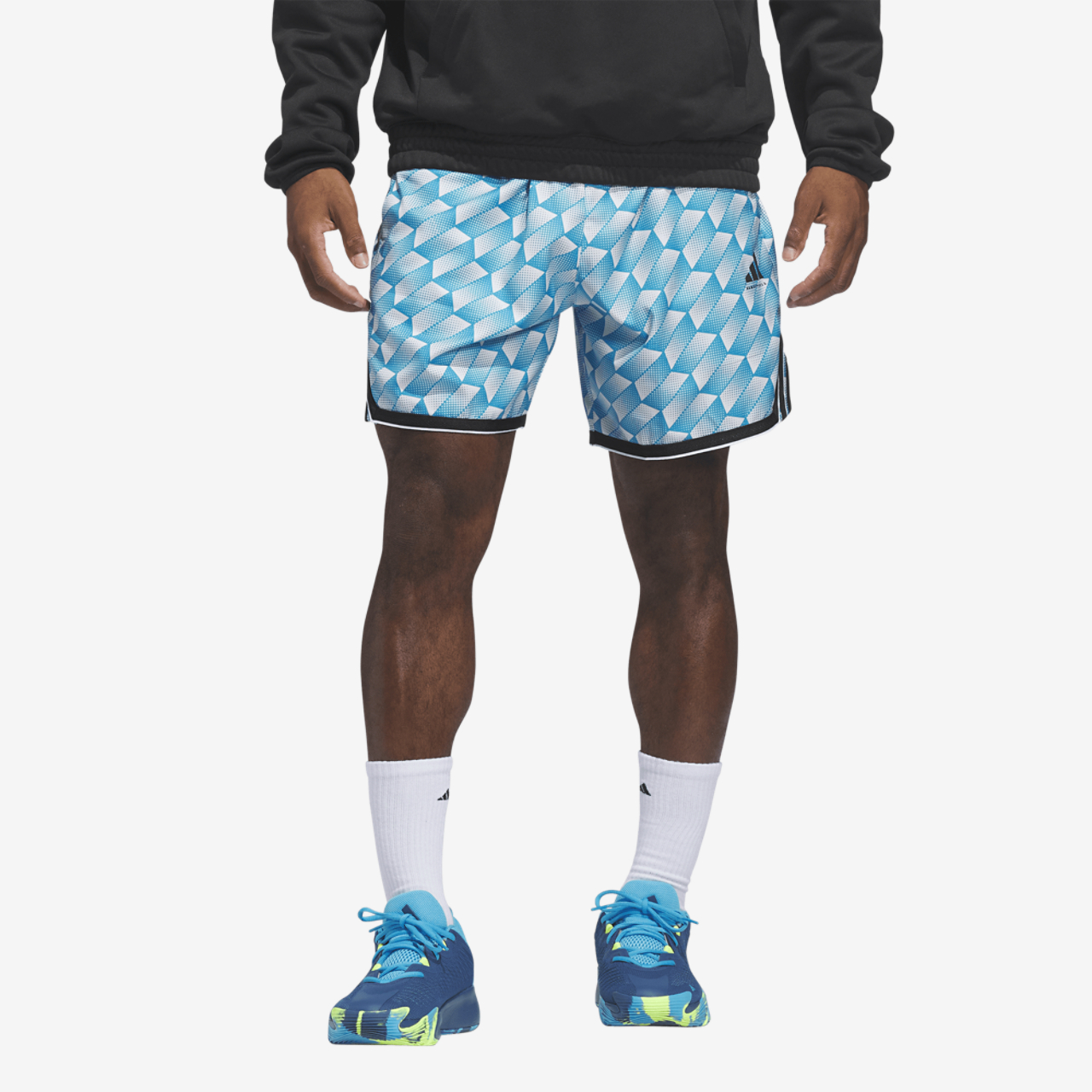 adidas Crazy Lite Allover Print Shorts Image 1 of 6. Tap to open photo gallery.