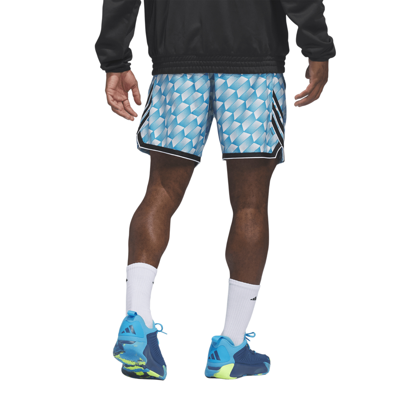 adidas Crazy Lite Allover Print Shorts Image 2 of 6. Tap to open photo gallery.