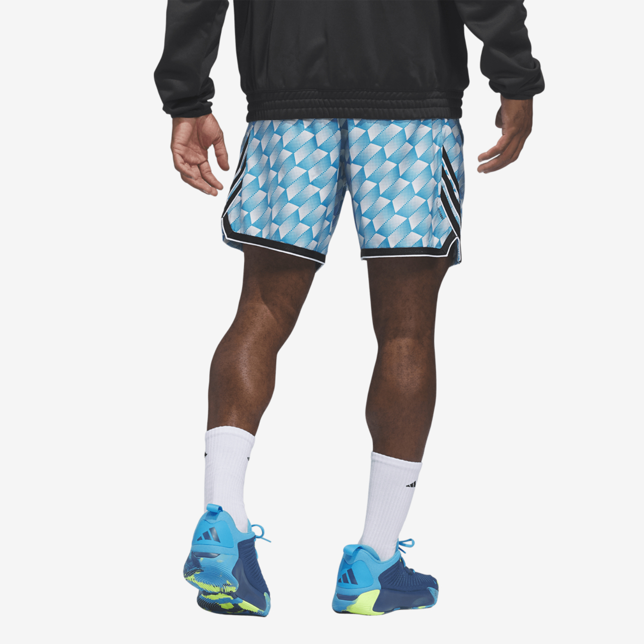 adidas Crazy Lite Allover Print Shorts Image 2 of 6. Tap to open photo gallery.