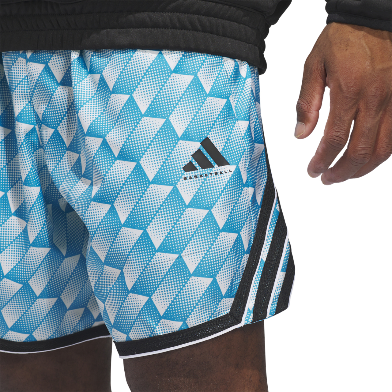 adidas Crazy Lite Allover Print Shorts Image 3 of 6. Tap to open photo gallery.