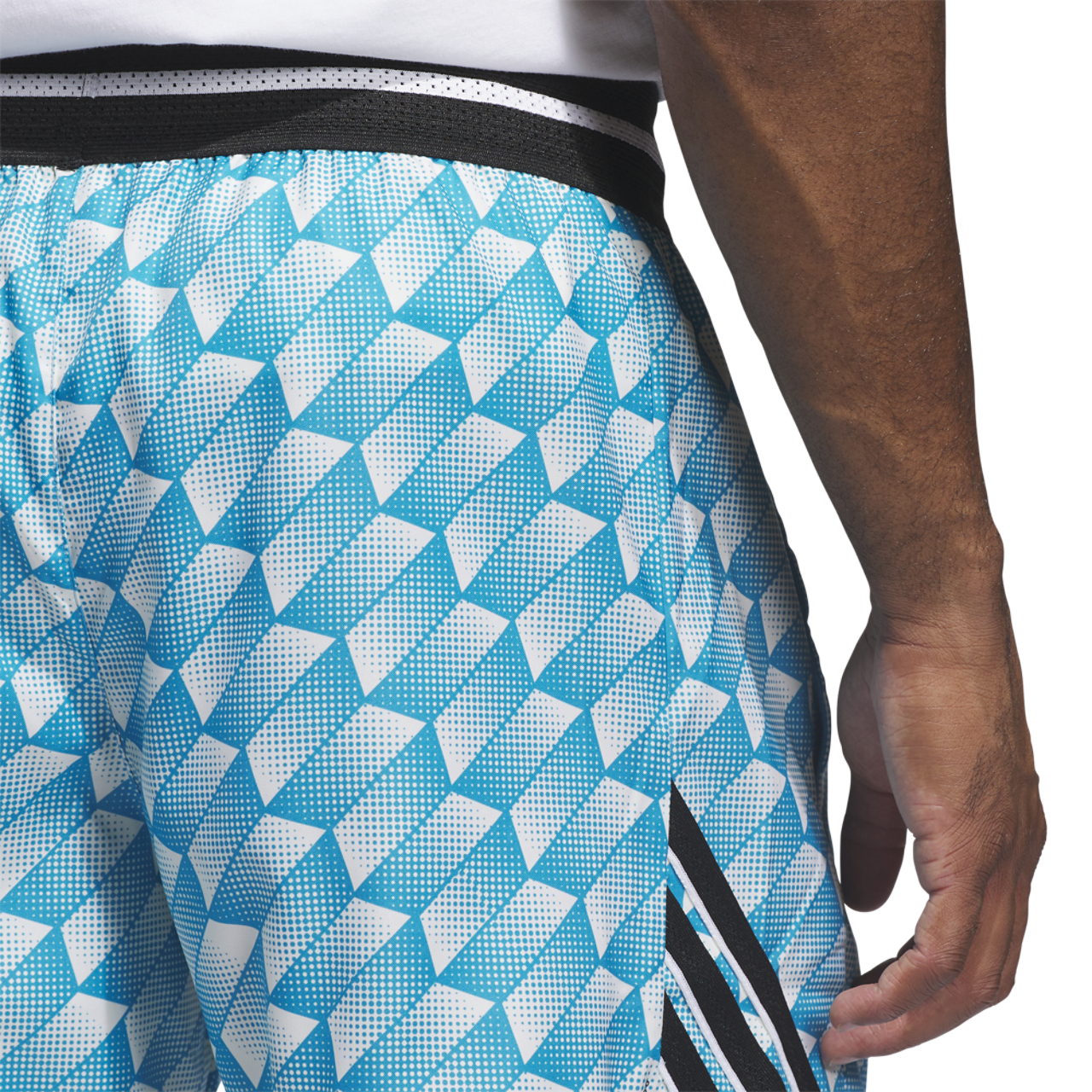 adidas Crazy Lite Allover Print Shorts Image 4 of 6. Tap to open photo gallery.