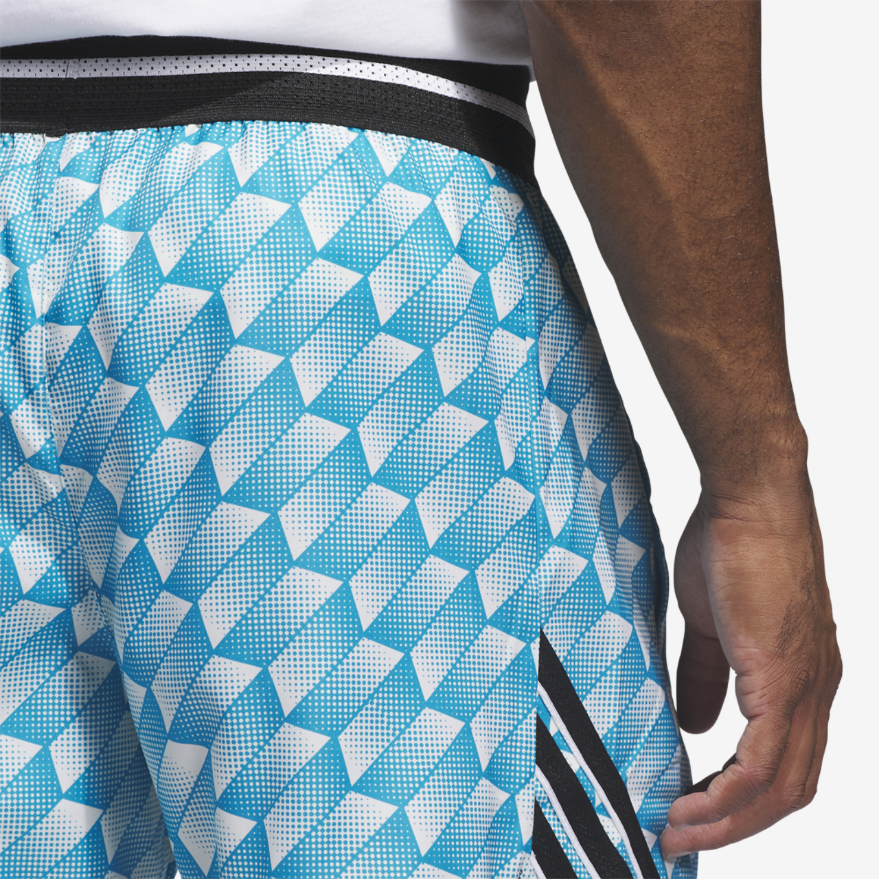 adidas Crazy Lite Allover Print Shorts Image 4 of 6. Tap to open photo gallery.