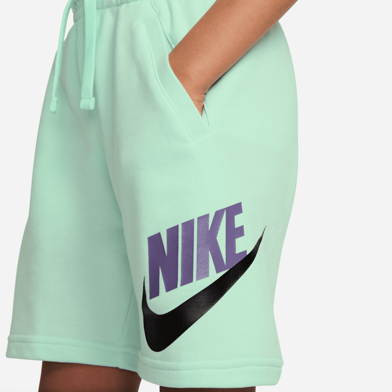 Nike NSW Club HBR Shorts Image 4 of 4. Tap to open photo gallery.