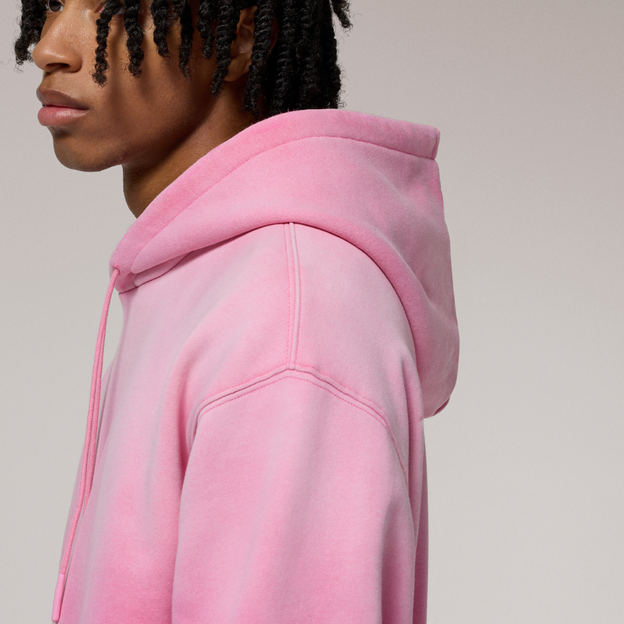LCKR Flagship Distressed Fleece Hoodie Image 3 of 7. Tap to open photo gallery.