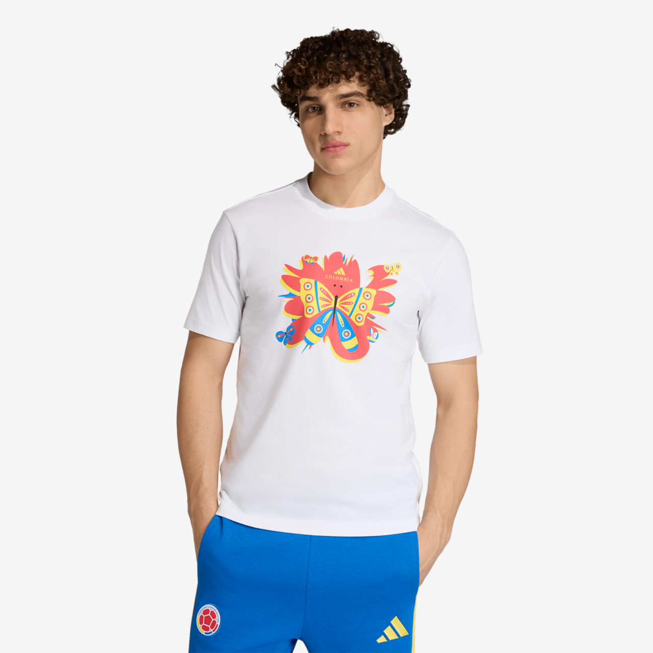 adidas Colombia DNA T-Shirt Image 1 of 6. Tap to open photo gallery.