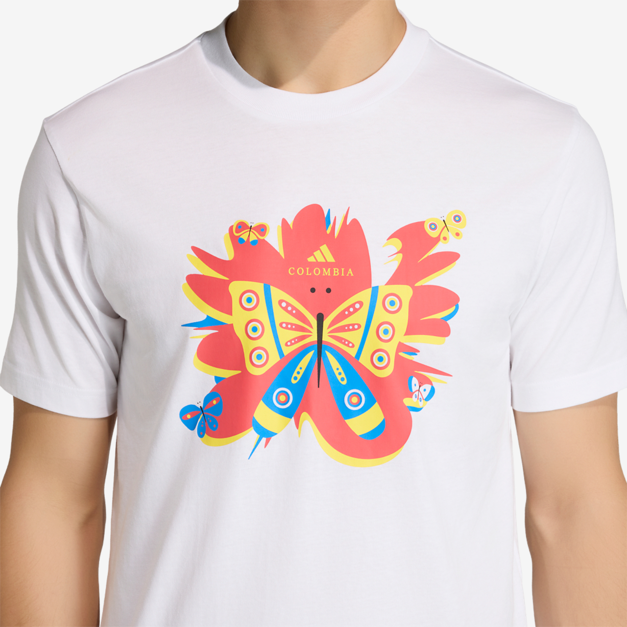 adidas Colombia DNA T-Shirt Image 4 of 6. Tap to open photo gallery.