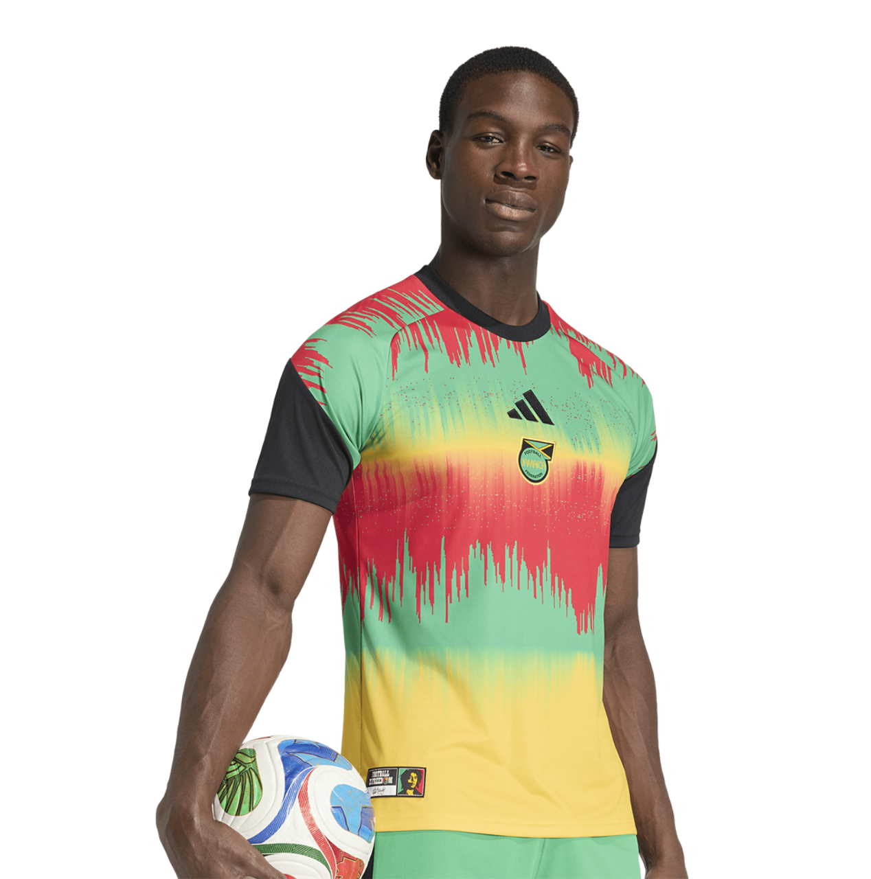 adidas Jamaica Pre Match Jersey Image 1 of 8. Tap to open photo gallery.