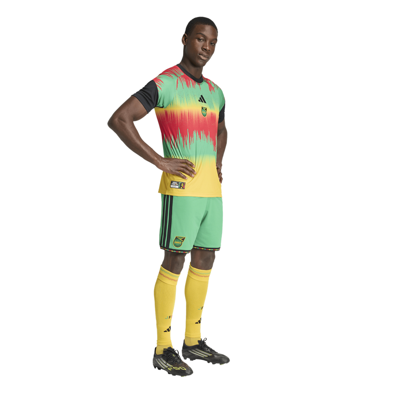 adidas Jamaica Pre Match Jersey Image 7 of 8. Tap to open photo gallery.
