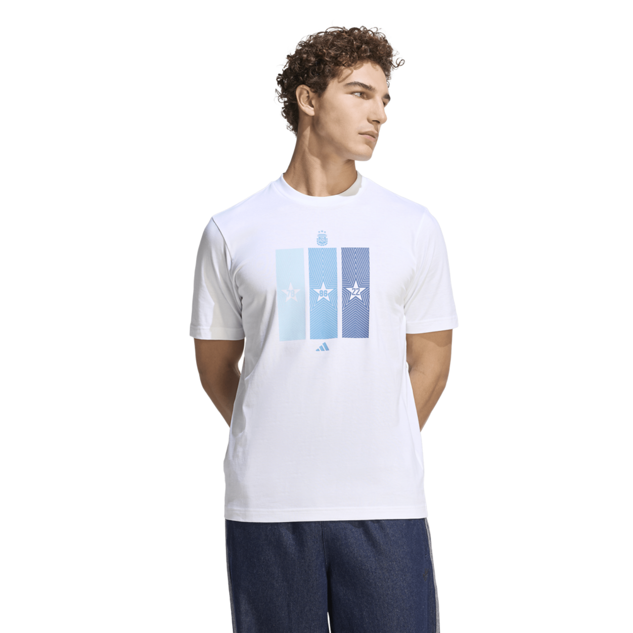 adidas Argentina Home T-Shirt Image 1 of 5. Tap to open photo gallery.