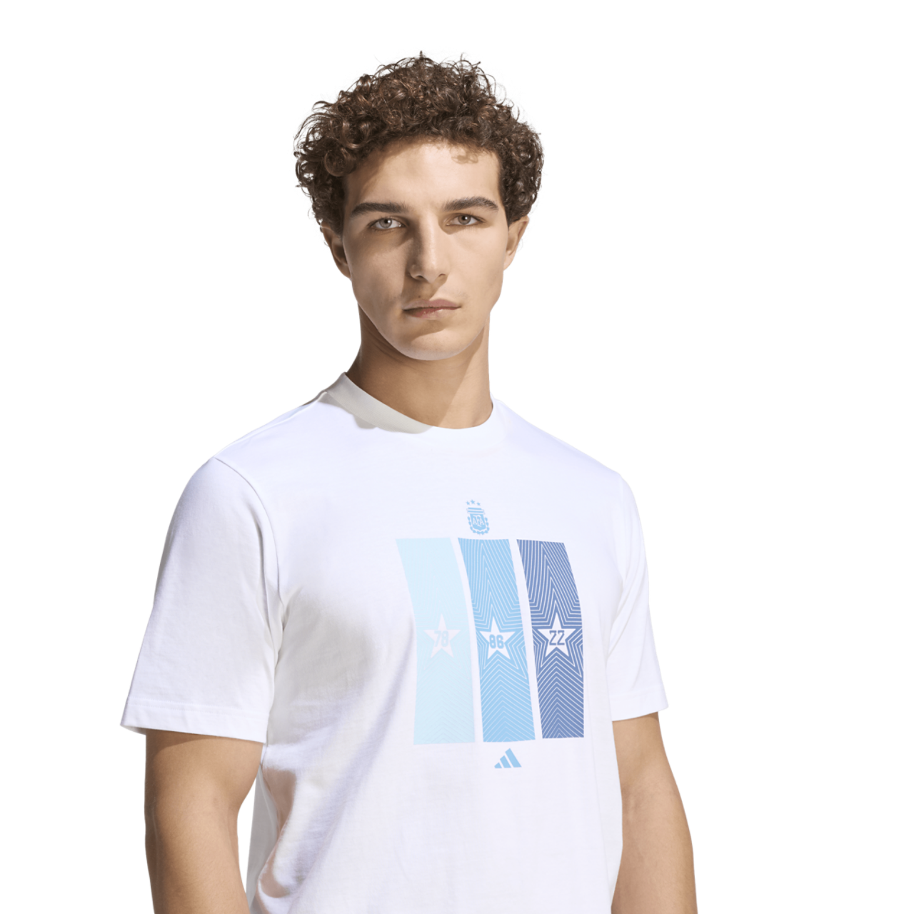adidas Argentina Home T-Shirt Image 3 of 5. Tap to open photo gallery.