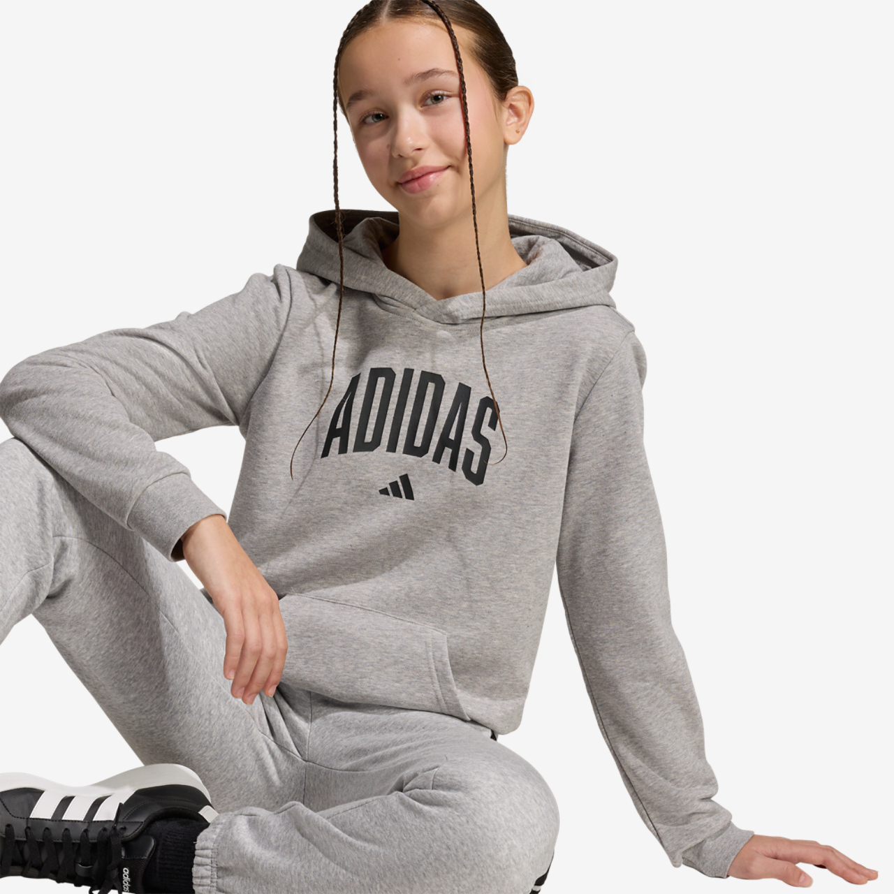 adidas Codes Collegiate Graphic Hoodie Image 3 of 6. Tap to open photo gallery.
