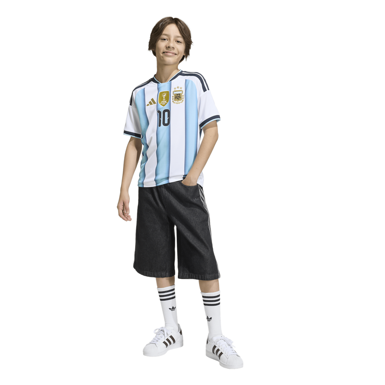 adidas Argentina World Cup Home Jersey Image 6 of 8. Tap to open photo gallery.