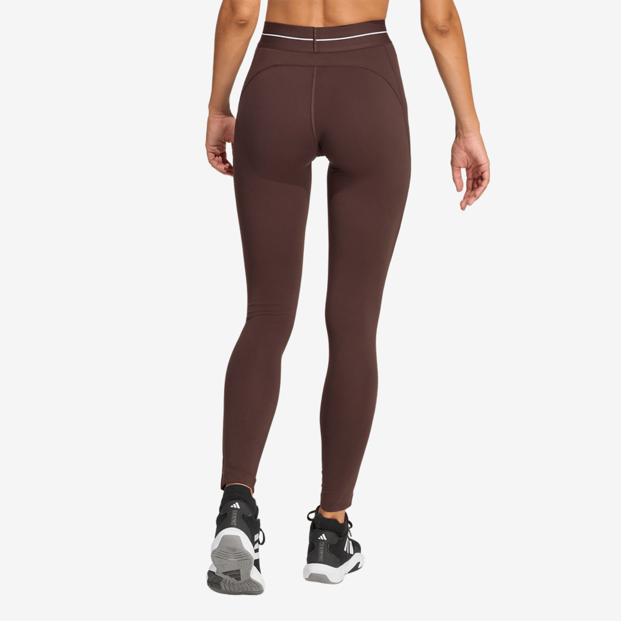 adidas Hyperglam Training Leggings Image 2 of 6. Tap to open photo gallery.