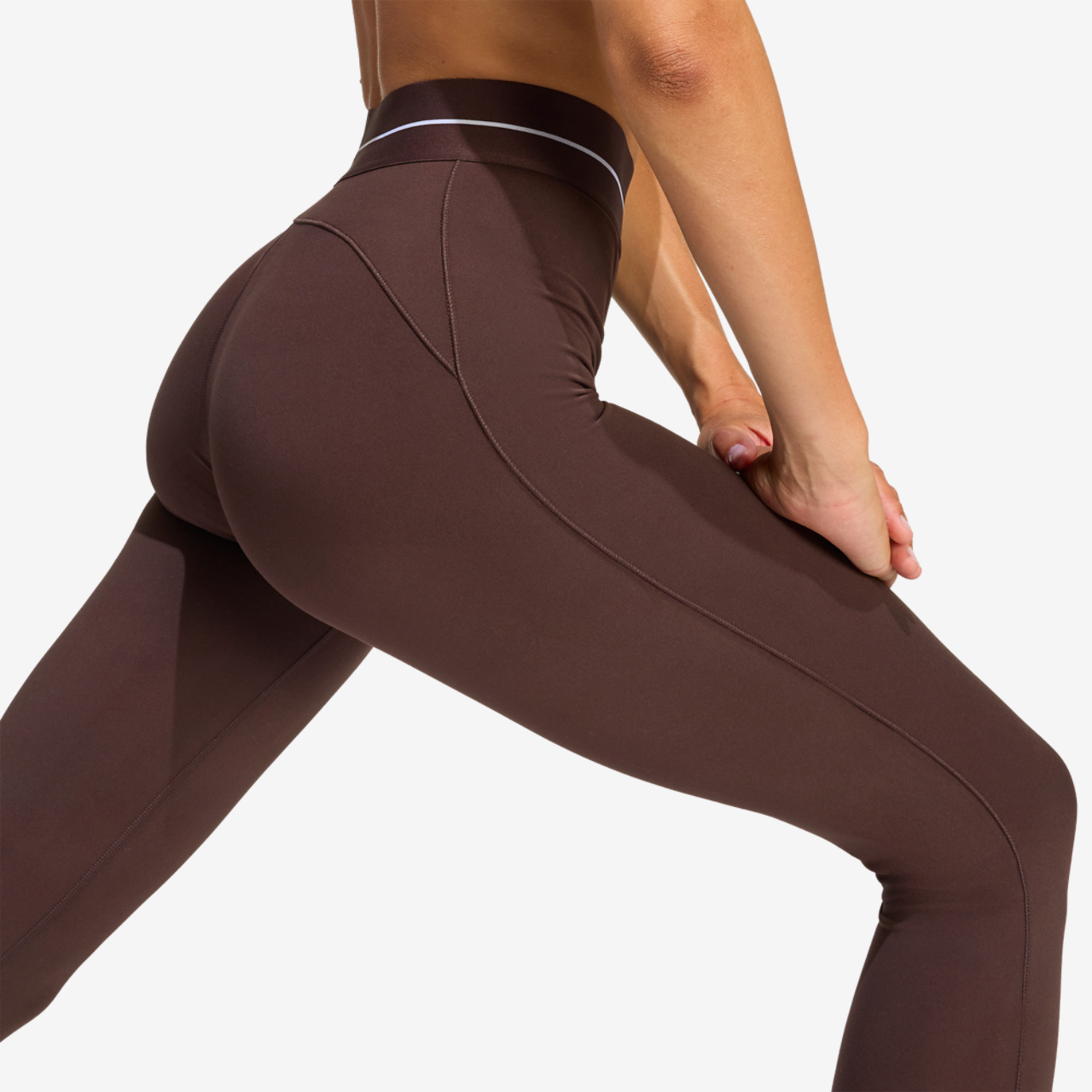 adidas Hyperglam Training Leggings Image 4 of 6. Tap to open photo gallery.