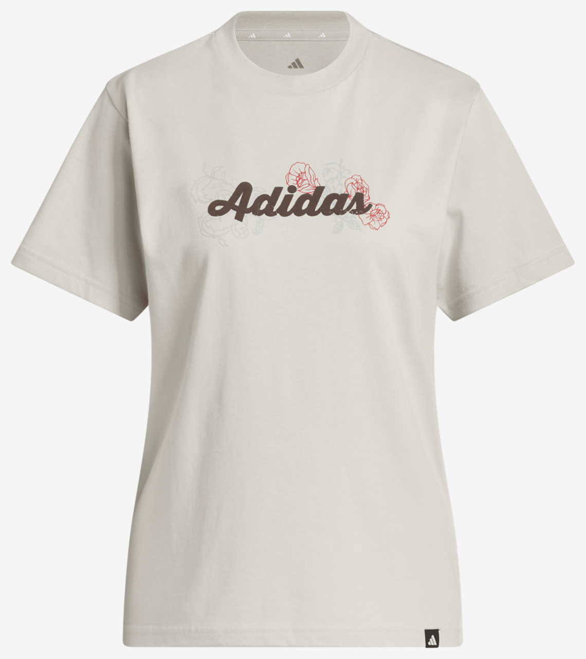 adidas Wester Florals Graphic T-Shirt Image 6 of 6. Tap to open photo gallery.