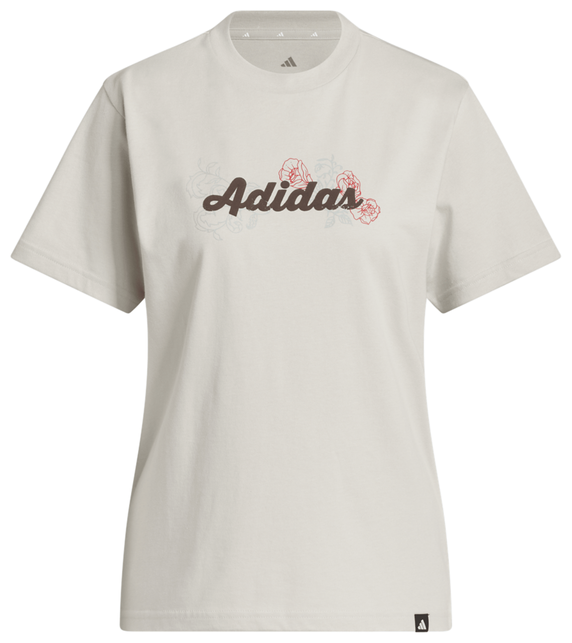 adidas Wester Florals Graphic T-Shirt Image 6 of 6. Tap to open photo gallery.