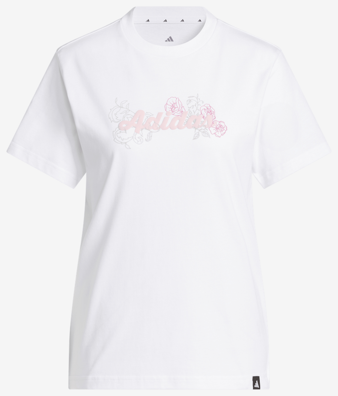 adidas Wester Florals Graphic T-Shirt Image 6 of 6. Tap to open photo gallery.