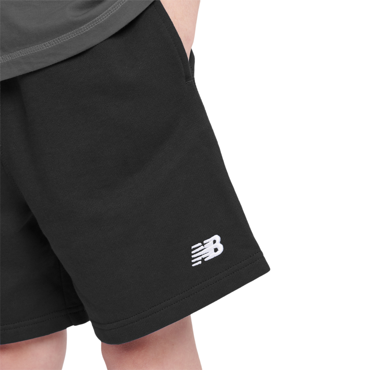 New Balance French Terry Fleece Short Image 4 of 8. Tap to open photo gallery.