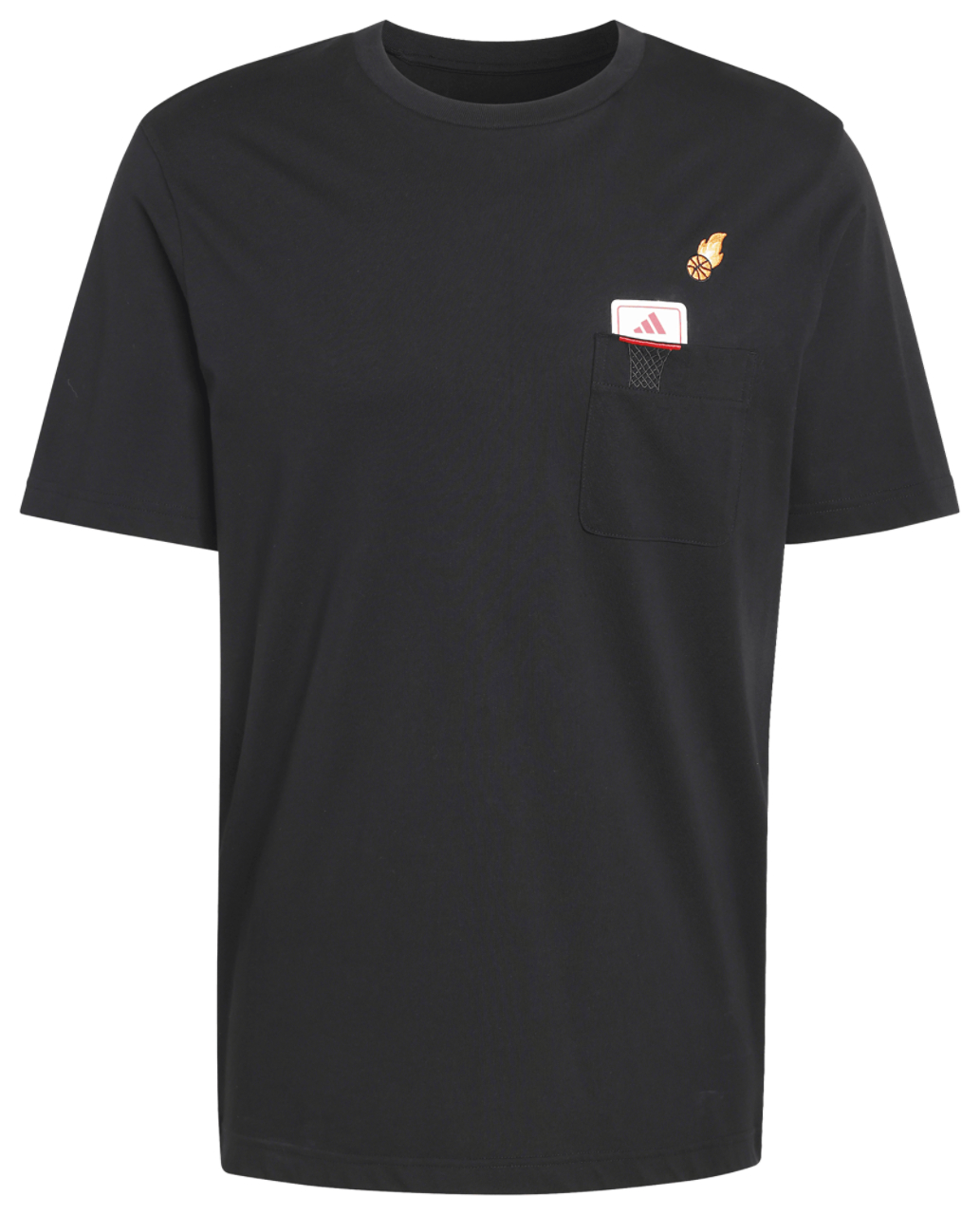 adidas Mini Embroidery Graphic T-Shirt Image 6 of 6. Tap to open photo gallery.