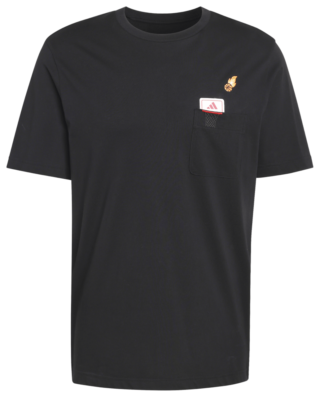 adidas Mini Embroidery Graphic T-Shirt Image 6 of 6. Tap to open photo gallery.