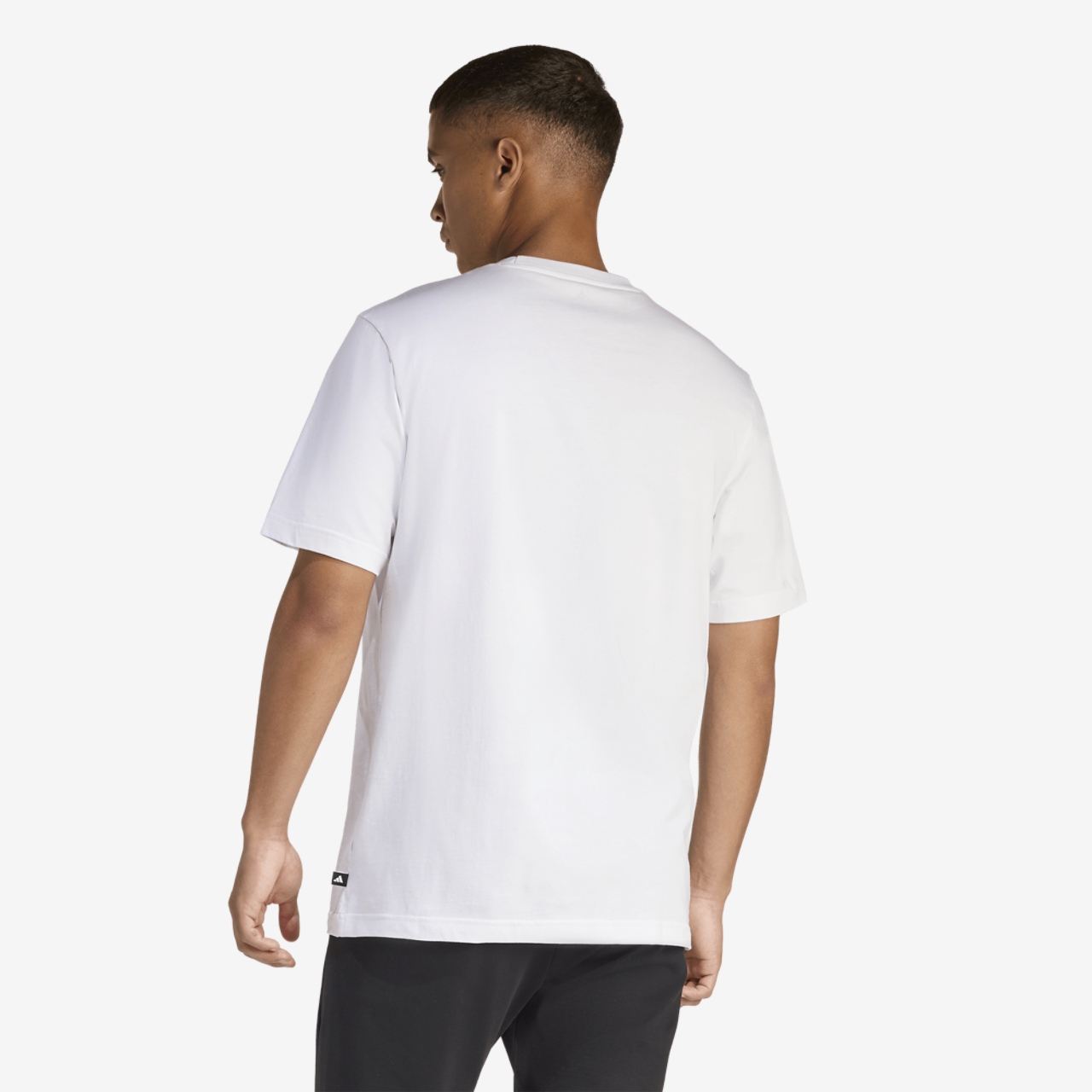 adidas Mini Embroidery Graphic T-Shirt Image 3 of 7. Tap to open photo gallery.