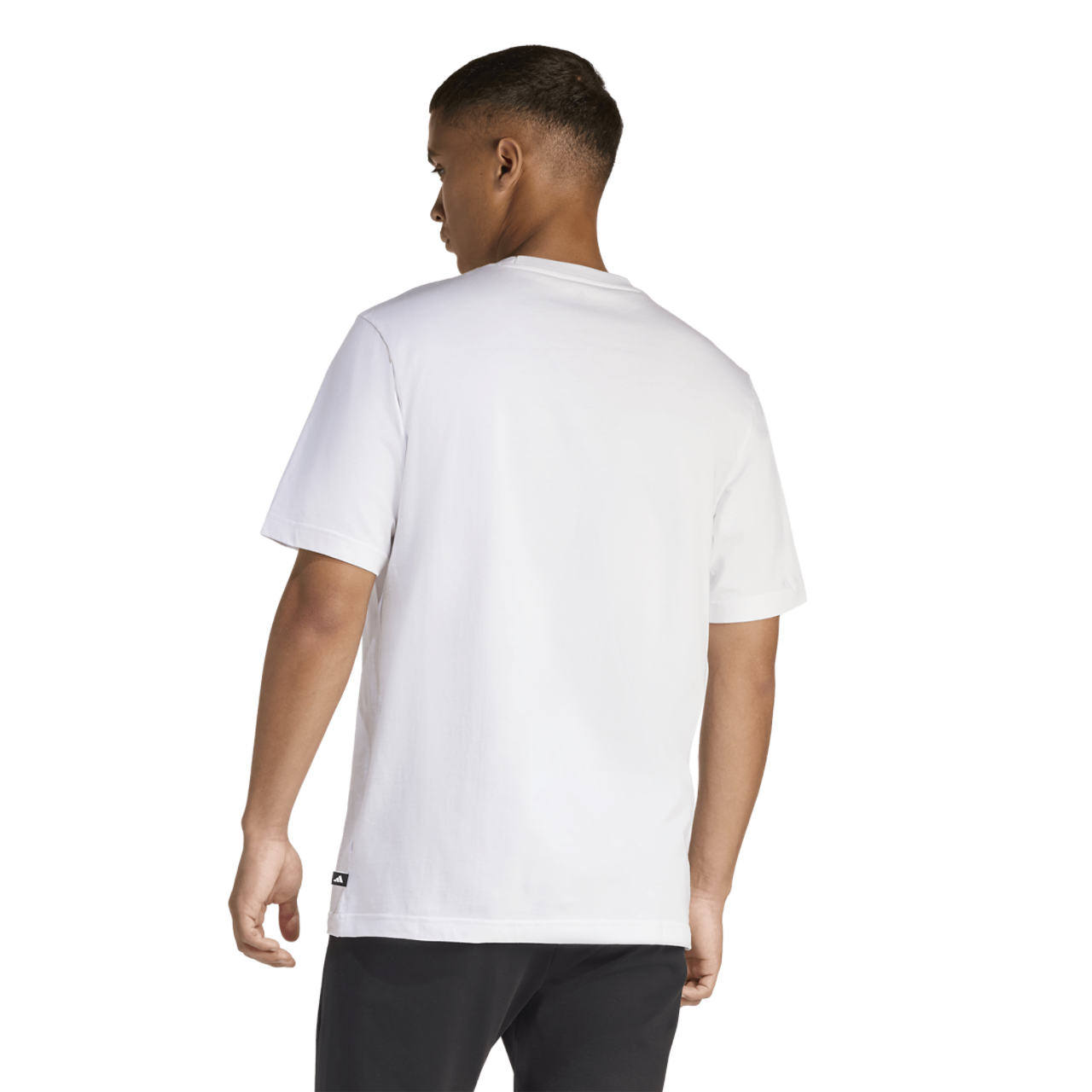 adidas Mini Embroidery Graphic T-Shirt Image 3 of 7. Tap to open photo gallery.