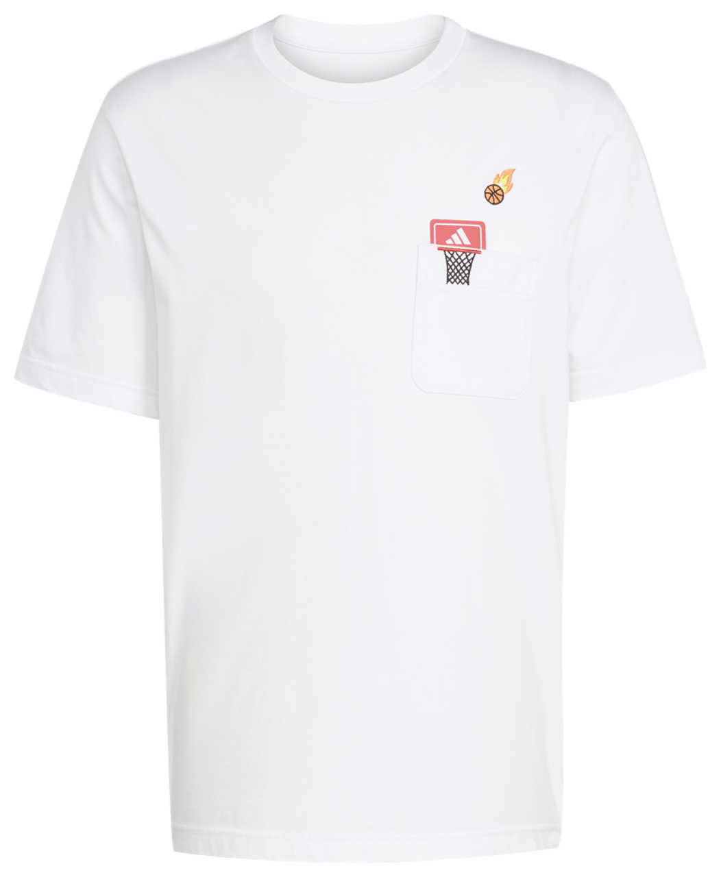 adidas Mini Embroidery Graphic T-Shirt Image 7 of 7. Tap to open photo gallery.