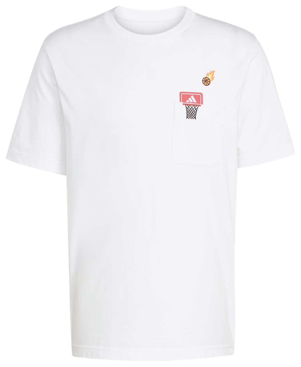 adidas Mini Embroidery Graphic T-Shirt Image 7 of 7. Tap to open photo gallery.