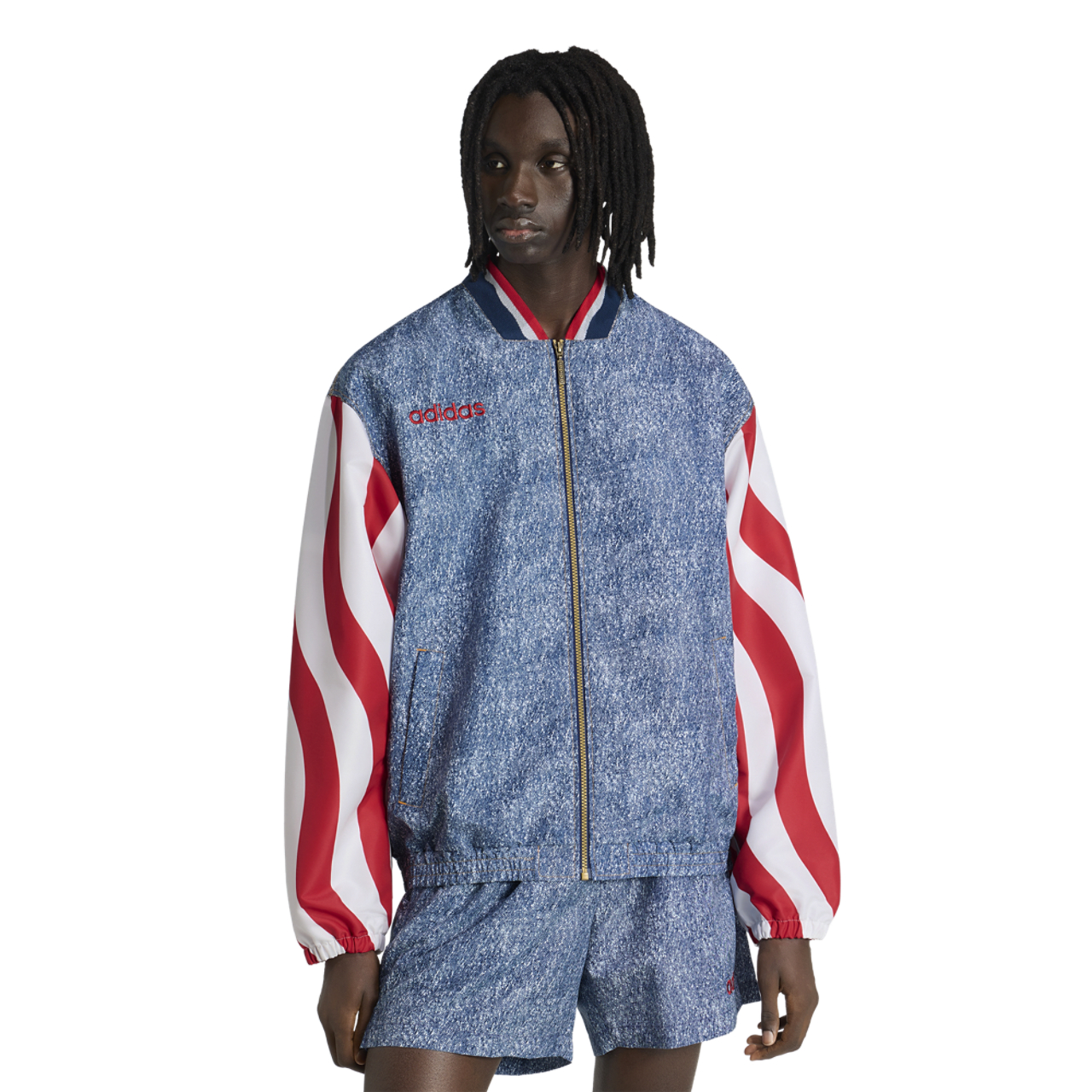 adidas US Denim Graphic Jacket - Men's | Champs Sports