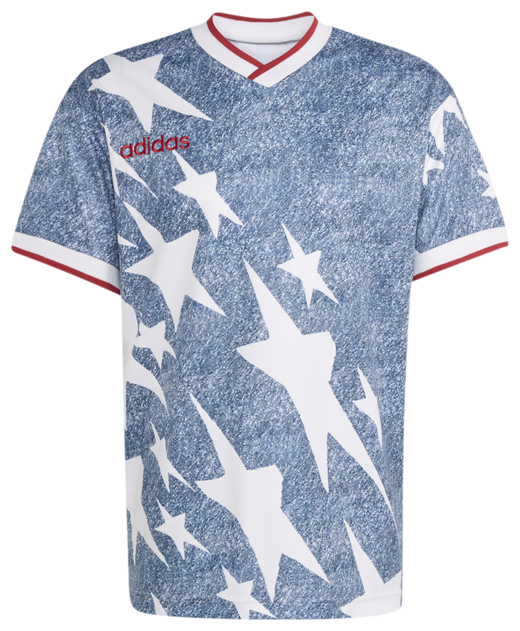 adidas US Denim Graphic Jersey Image 6 of 7. Tap to open photo gallery.
