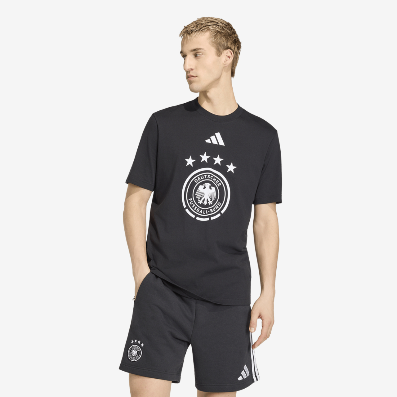 adidas Germany Alphaskin Graphic Tee Image 1 of 6. Tap to open photo gallery.
