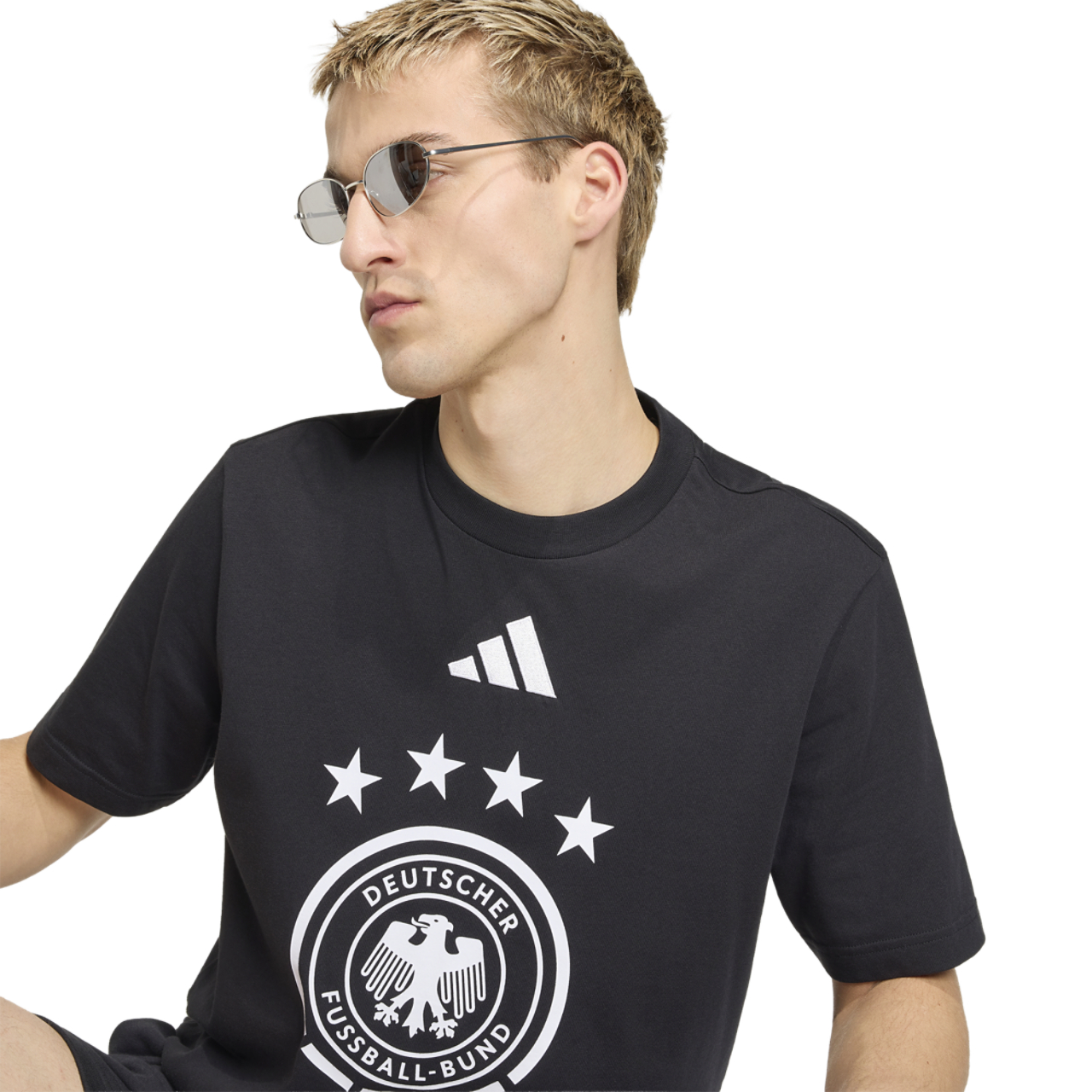 adidas Germany Alphaskin Graphic Tee Image 4 of 6. Tap to open photo gallery.
