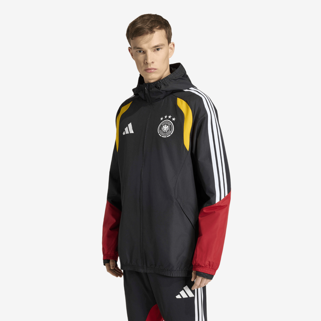 adidas Germany 26 Tiro All Weather Jacket Image 1 of 6. Tap to open photo gallery.