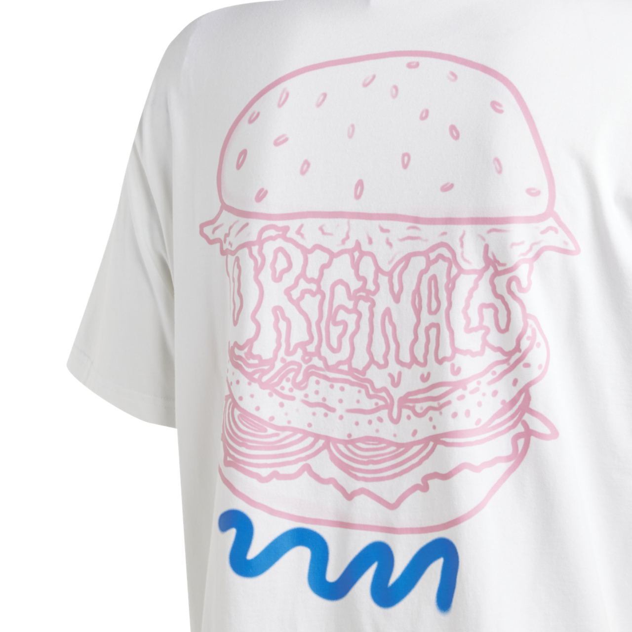 adidas Hamburger Graphic T-Shirt Image 4 of 4. Tap to open photo gallery.