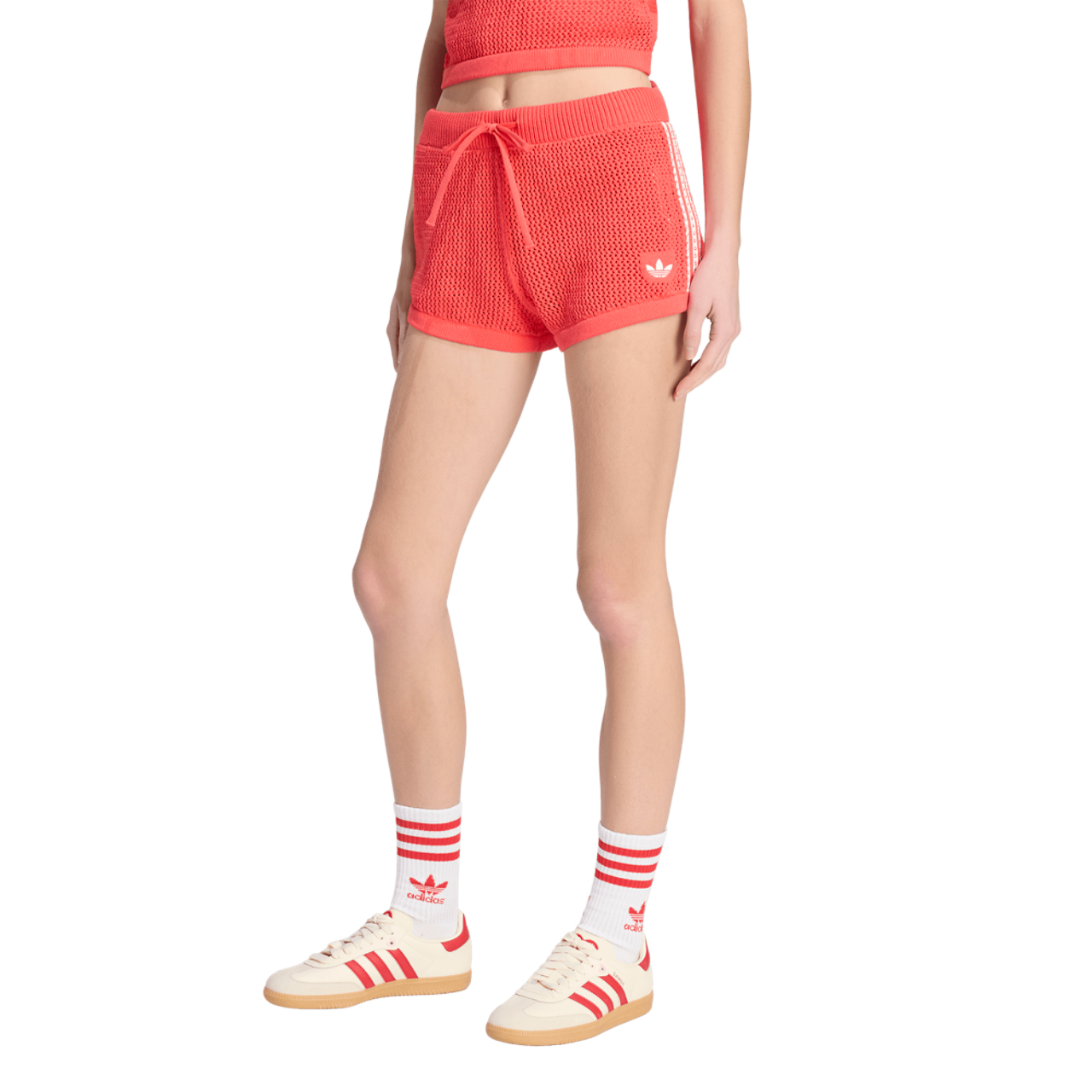 adidas Originals Knitted Crochet Shorts - Women's | Foot Locker
