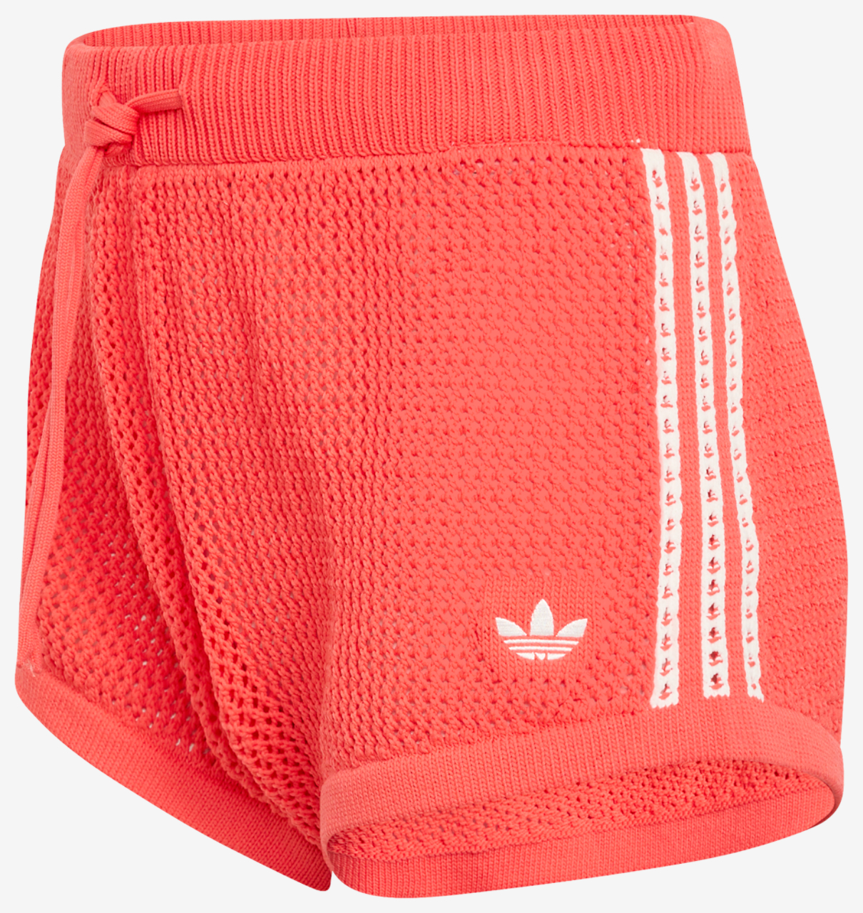 adidas Originals Knitted Crochet Shorts Image 6 of 6. Tap to open photo gallery.
