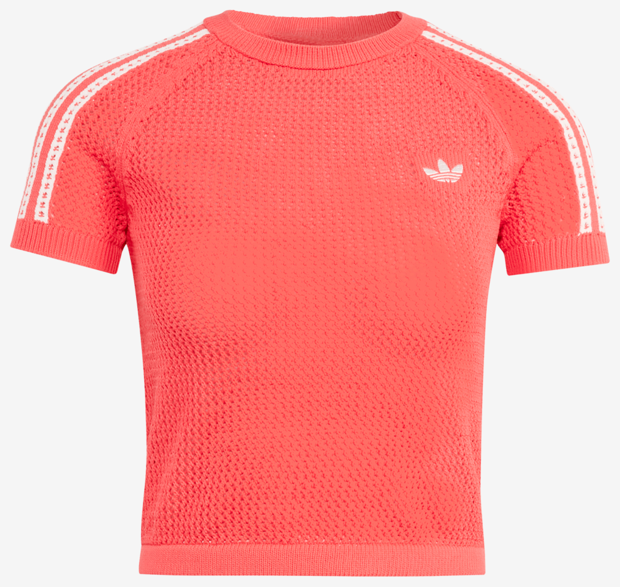adidas Originals Knitted Crochet California T-Shirt Image 6 of 6. Tap to open photo gallery.