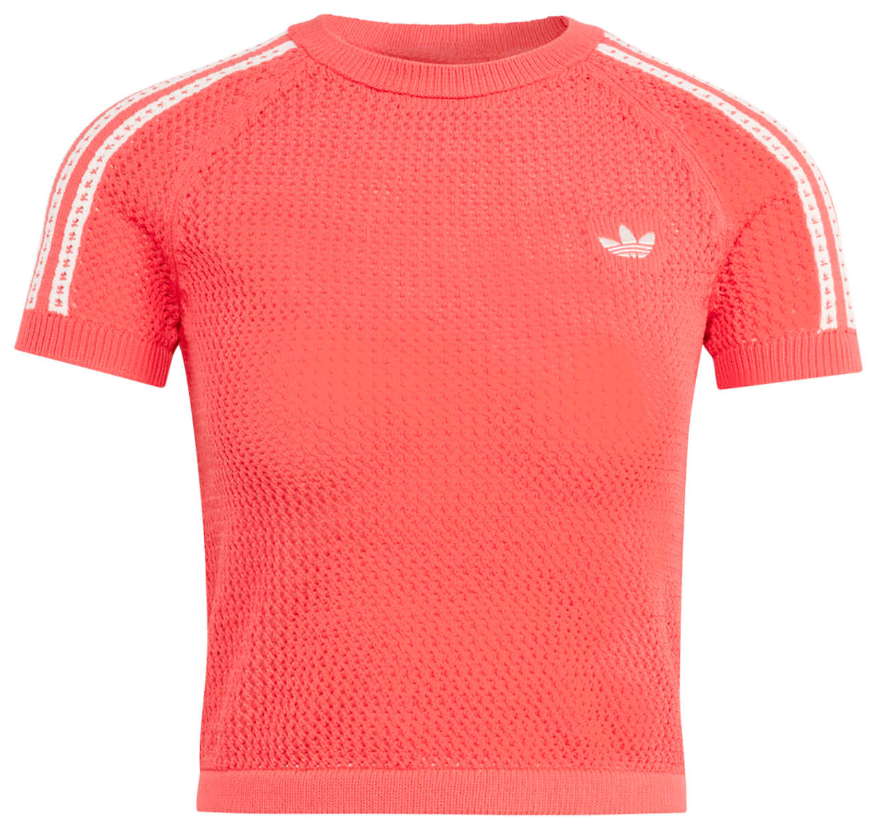 adidas Originals Knitted Crochet California T-Shirt Image 6 of 6. Tap to open photo gallery.