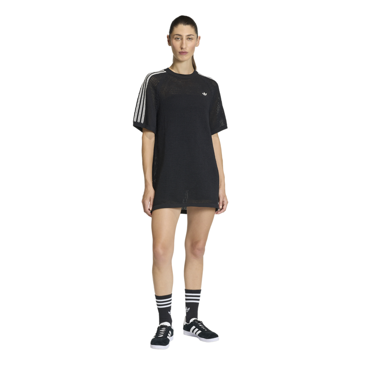 princess polly baby blue dress adidas Adicolor Trefoil Lifestyle Cotton Graphic T-Shirt Dress